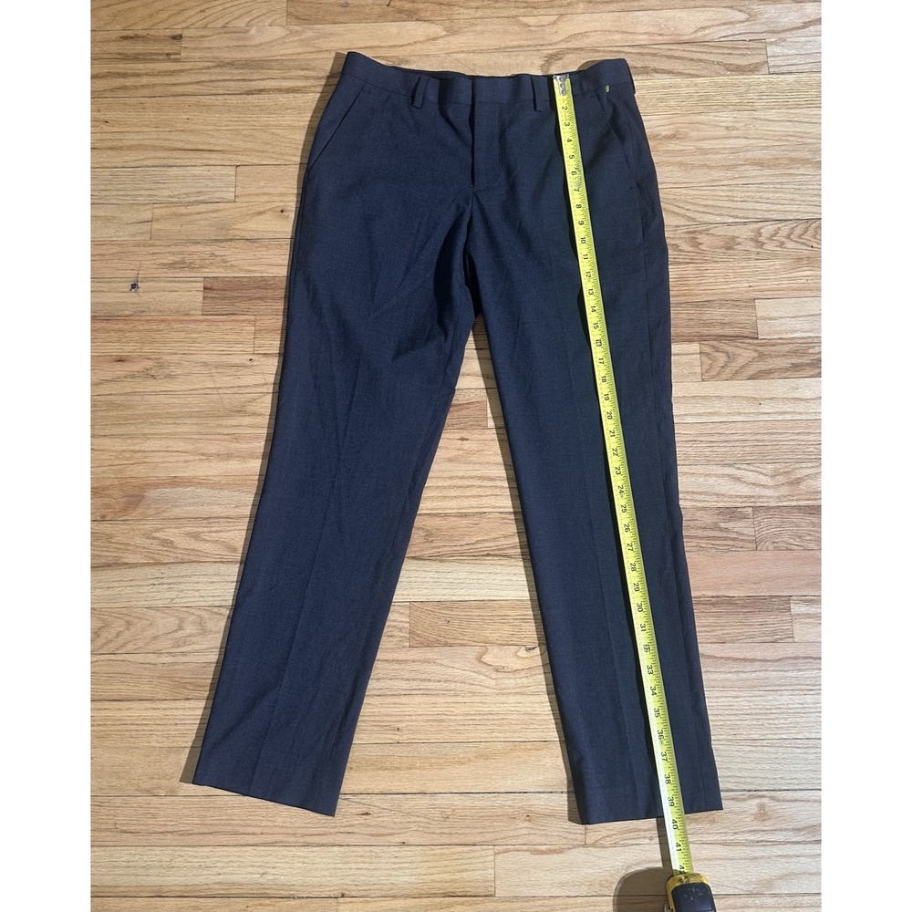 Express Men's Dark Gray Pinstripe Dress Pants 31 X 32